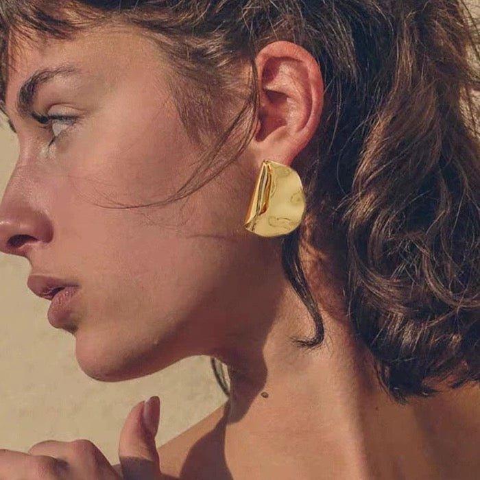 Moderne Vintage gefaltete Ohrringe - Daily Stuff
