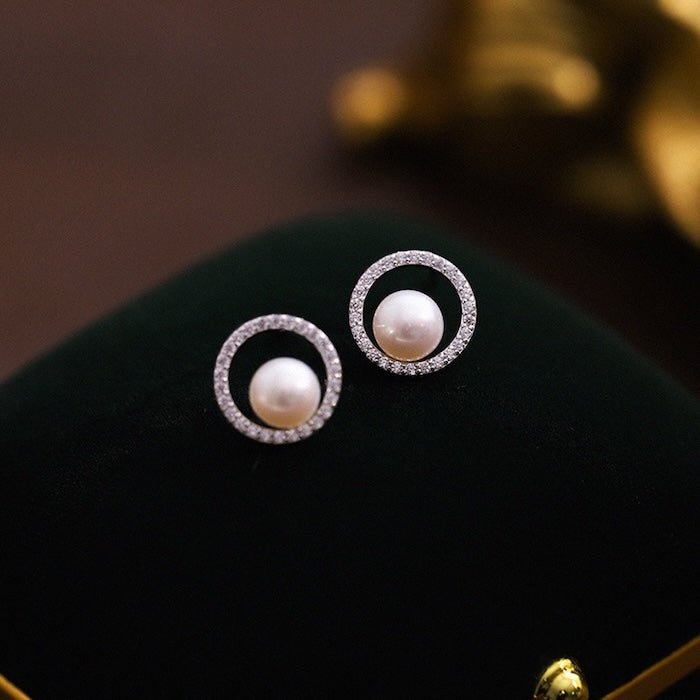 Sparkling Circle Pearl-Schmuckset – Klassik mit Glanz