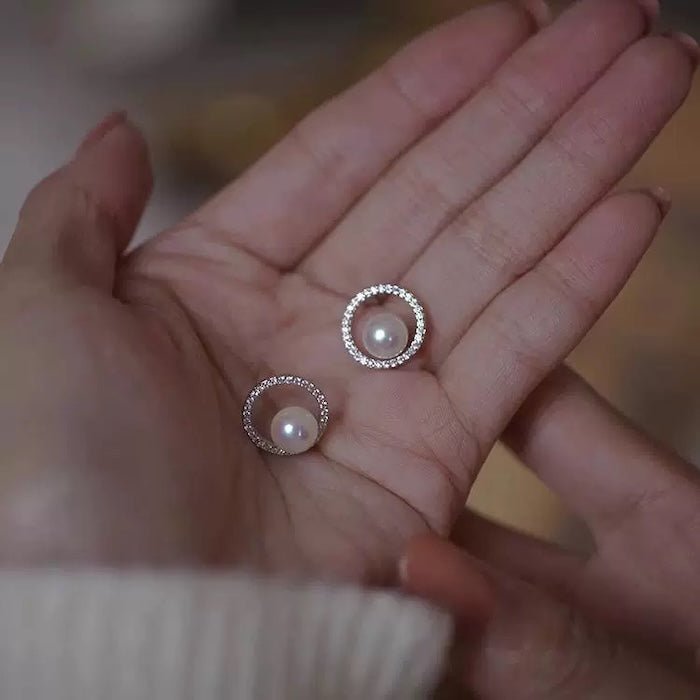 Sparkling Circle Pearl-Schmuckset – Klassik mit Glanz