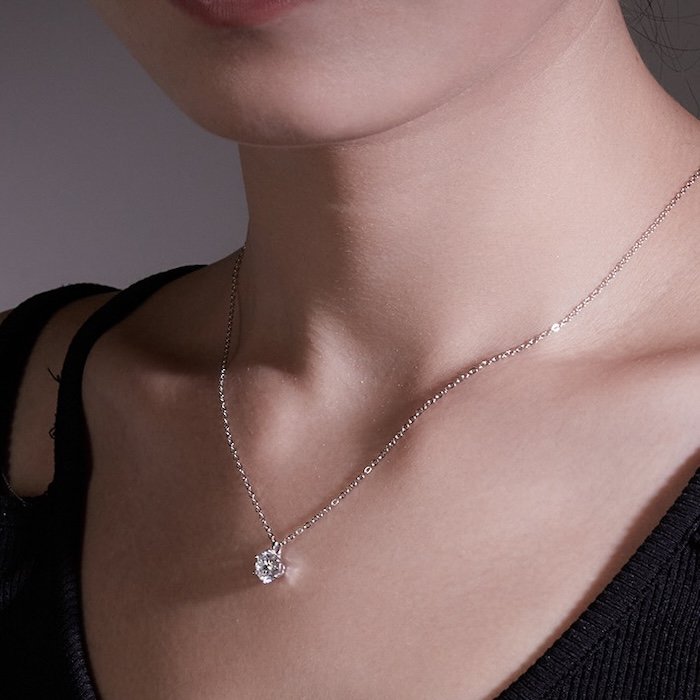 Solitär-Anhänger mit Moissanit – Brillanz für jeden Tag