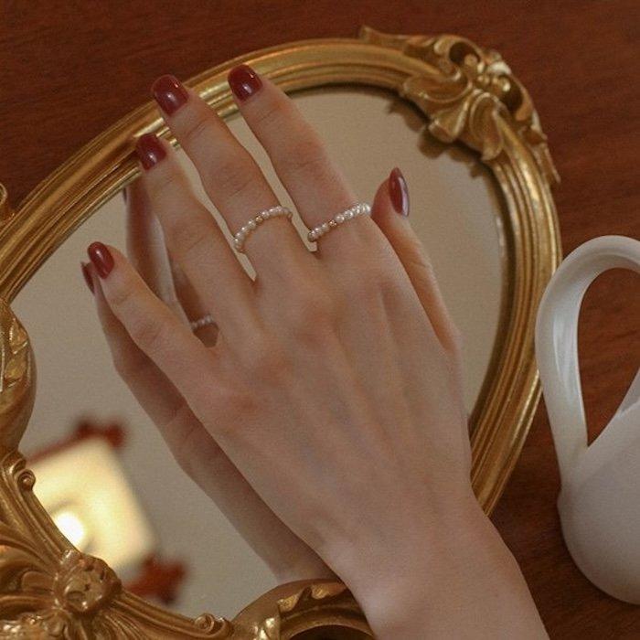 Elegante Perlenringe – dehnbar - Daily Stuff