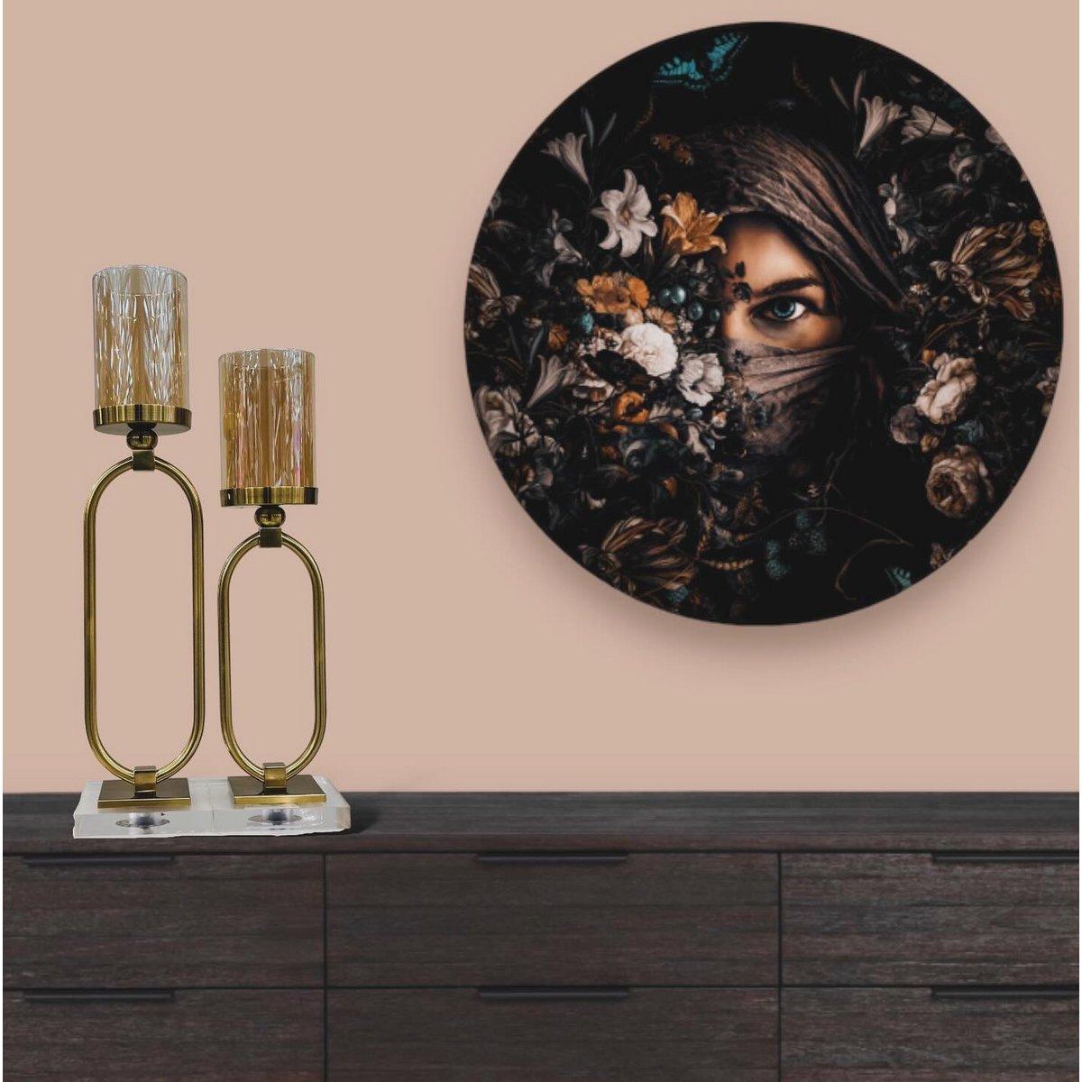 Kerzenhalter - Glas - Gold - Klein - Daily Stuff