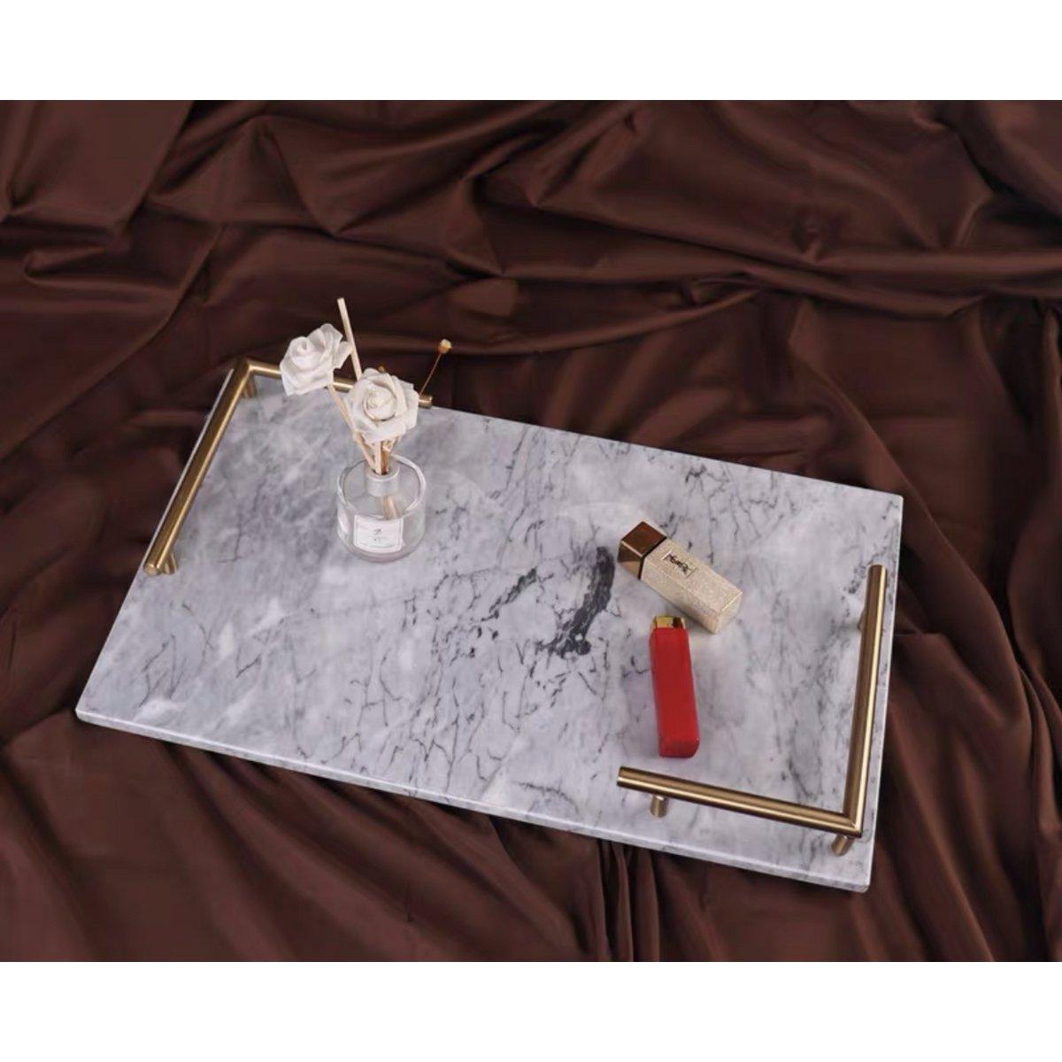 Marmortablett - Gold - Rechteckig - Daily Stuff
