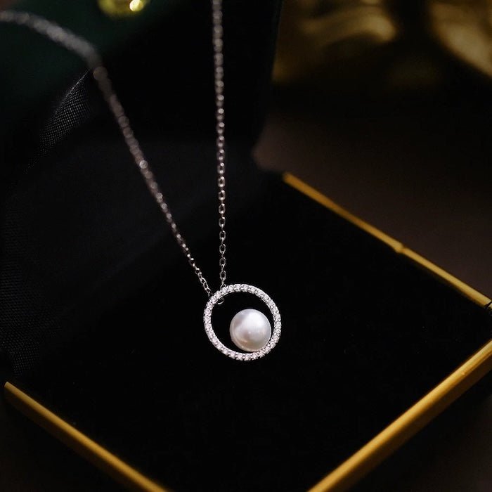 Sparkling Circle Pearl-Schmuckset – Klassik mit Glanz