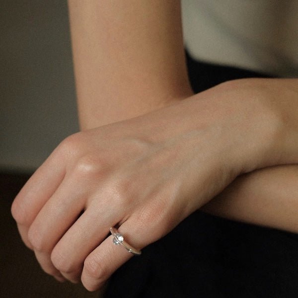 Drehbarer Funkelnder Sternring – Gold oder Silber, Magisch & Verspielt