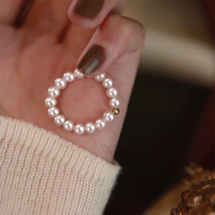 Elegante Perlenringe – dehnbar - Daily Stuff