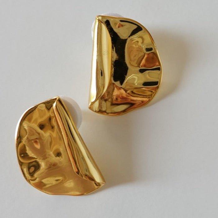 Moderne Vintage gefaltete Ohrringe - Daily Stuff