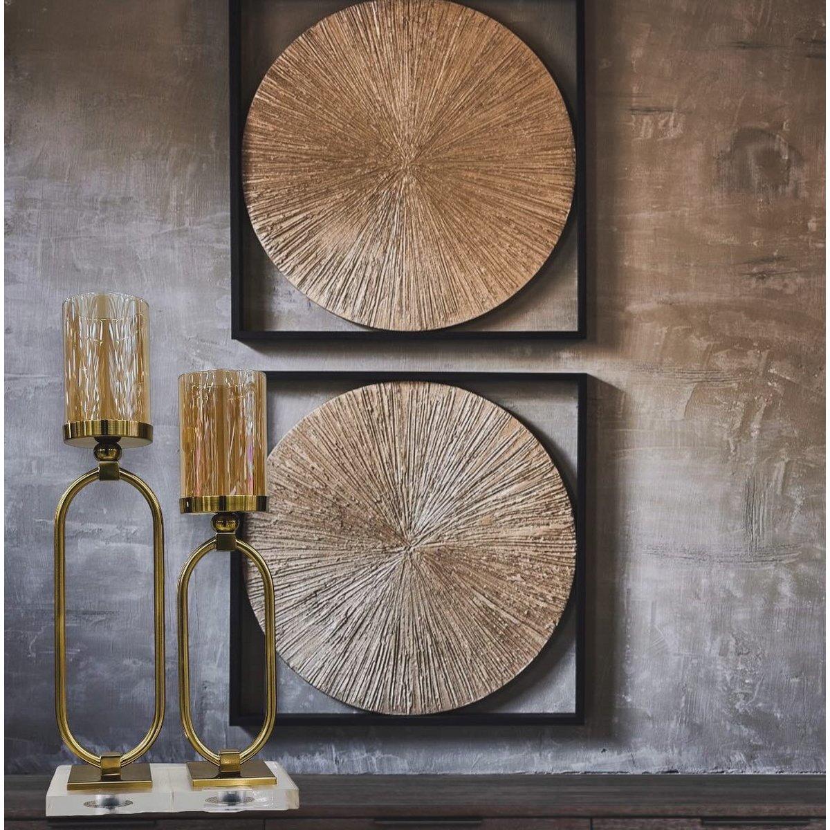 Kerzenhalter - Glas - Gold - Klein - Daily Stuff