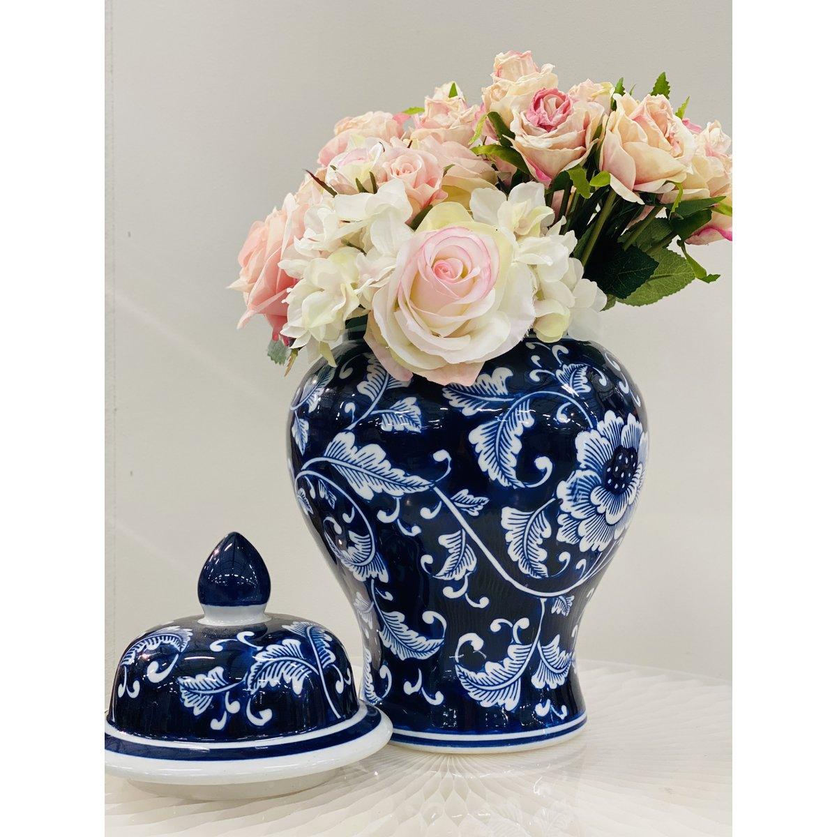 Porzellanvase - Blau Weiß - Groß - Daily Stuff