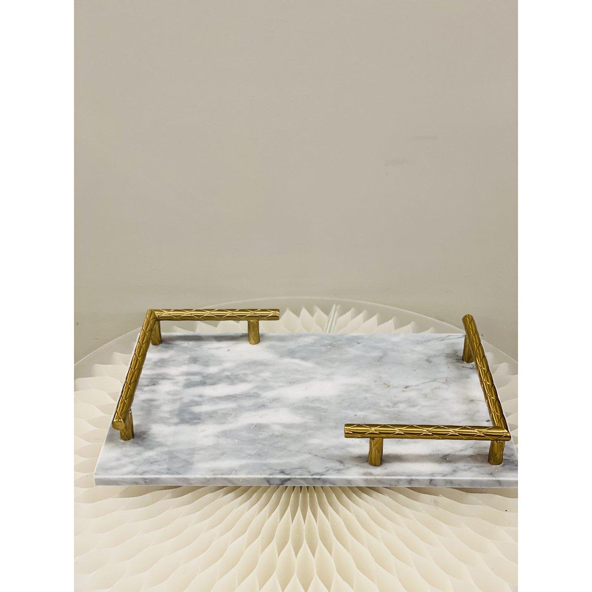 Marmortablett - Gold - Rechteckig - Daily Stuff