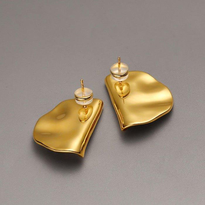Moderne Vintage gefaltete Ohrringe - Daily Stuff