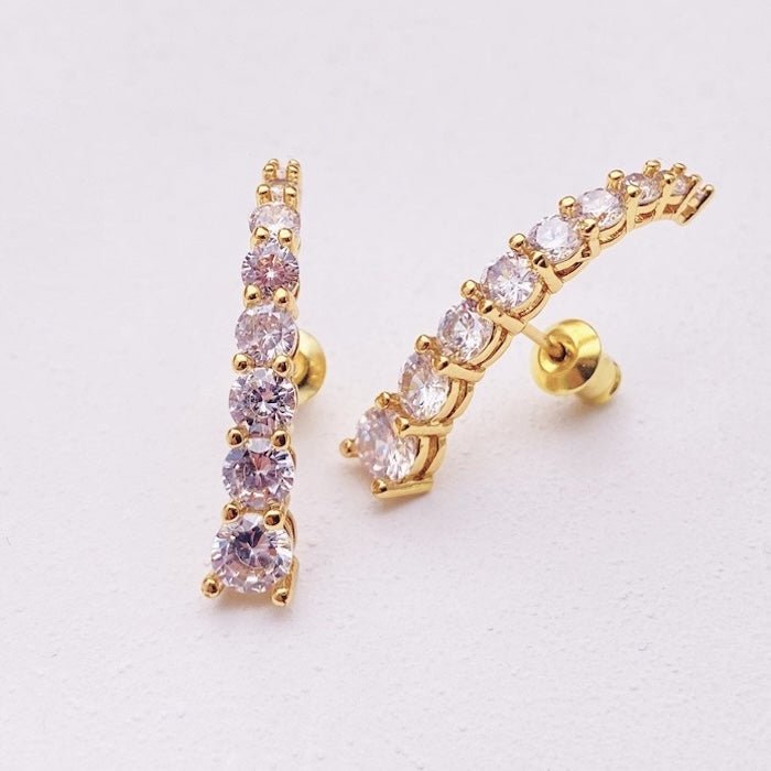 Sparkling Illusion Ear Cuffs – Bold & Elegant Shine
