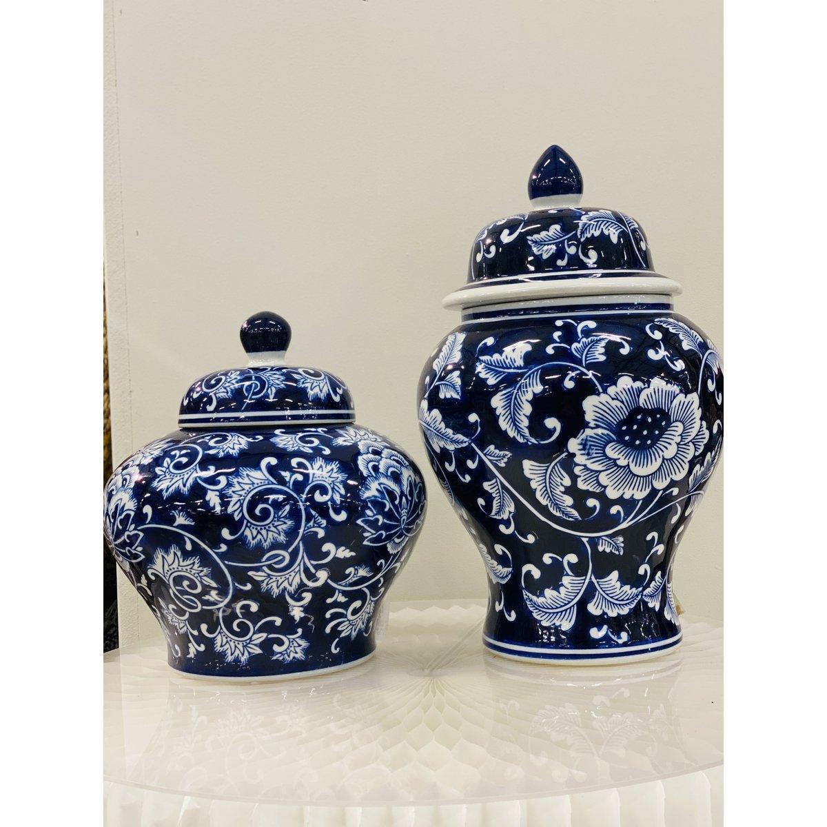 Porzellanvase - Blau Weiß - Groß - Daily Stuff