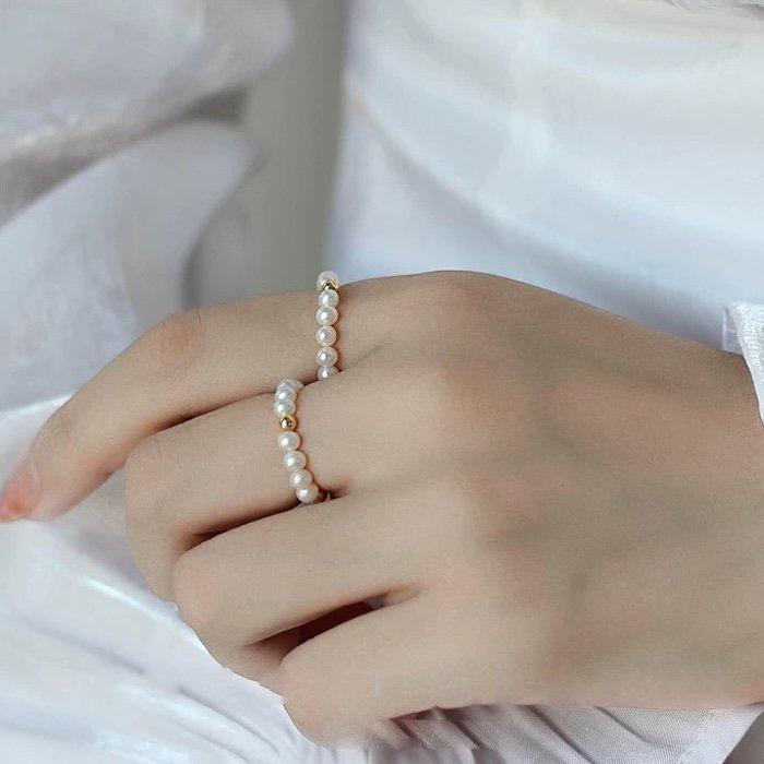 Elegante Perlenringe – dehnbar - Daily Stuff