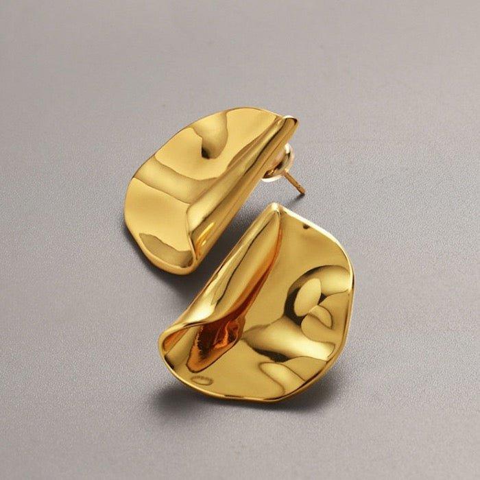 Moderne Vintage gefaltete Ohrringe - Daily Stuff