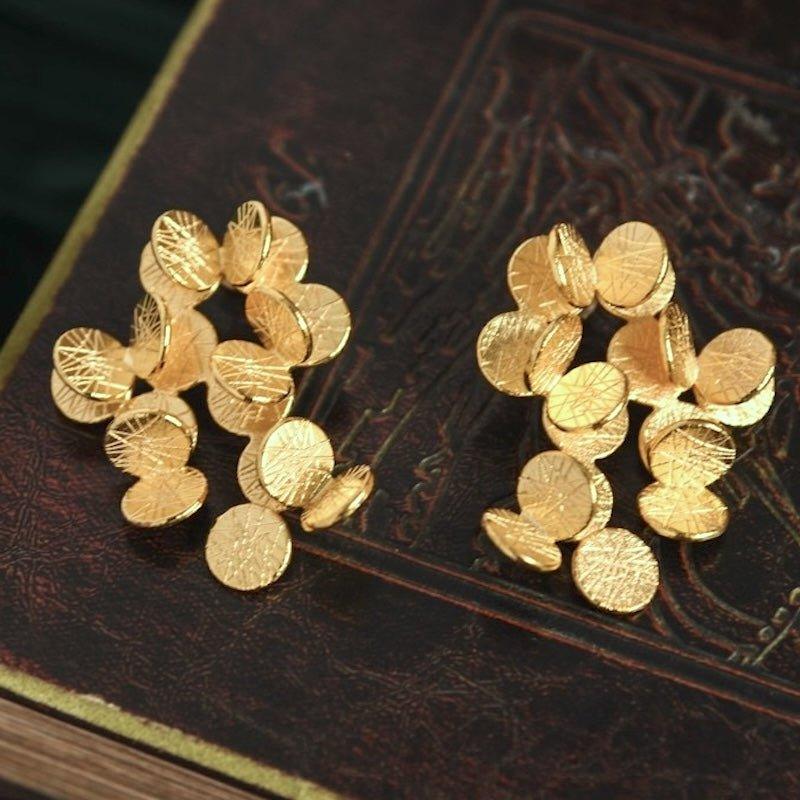 Elegante Blumenstrauß Ohrringe - Daily Stuff