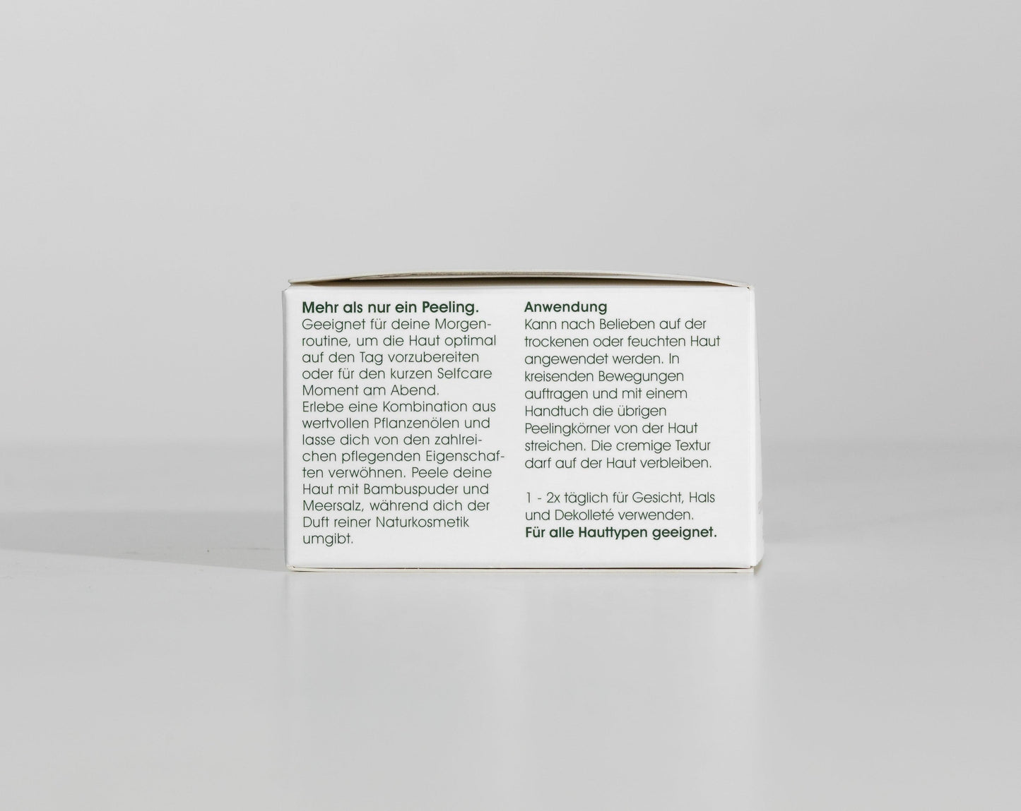 Peeling - The Soft & Silky - natürliche Inhaltsstoffe – Sanfte Pflege für seidige Haut - Daily Stuff