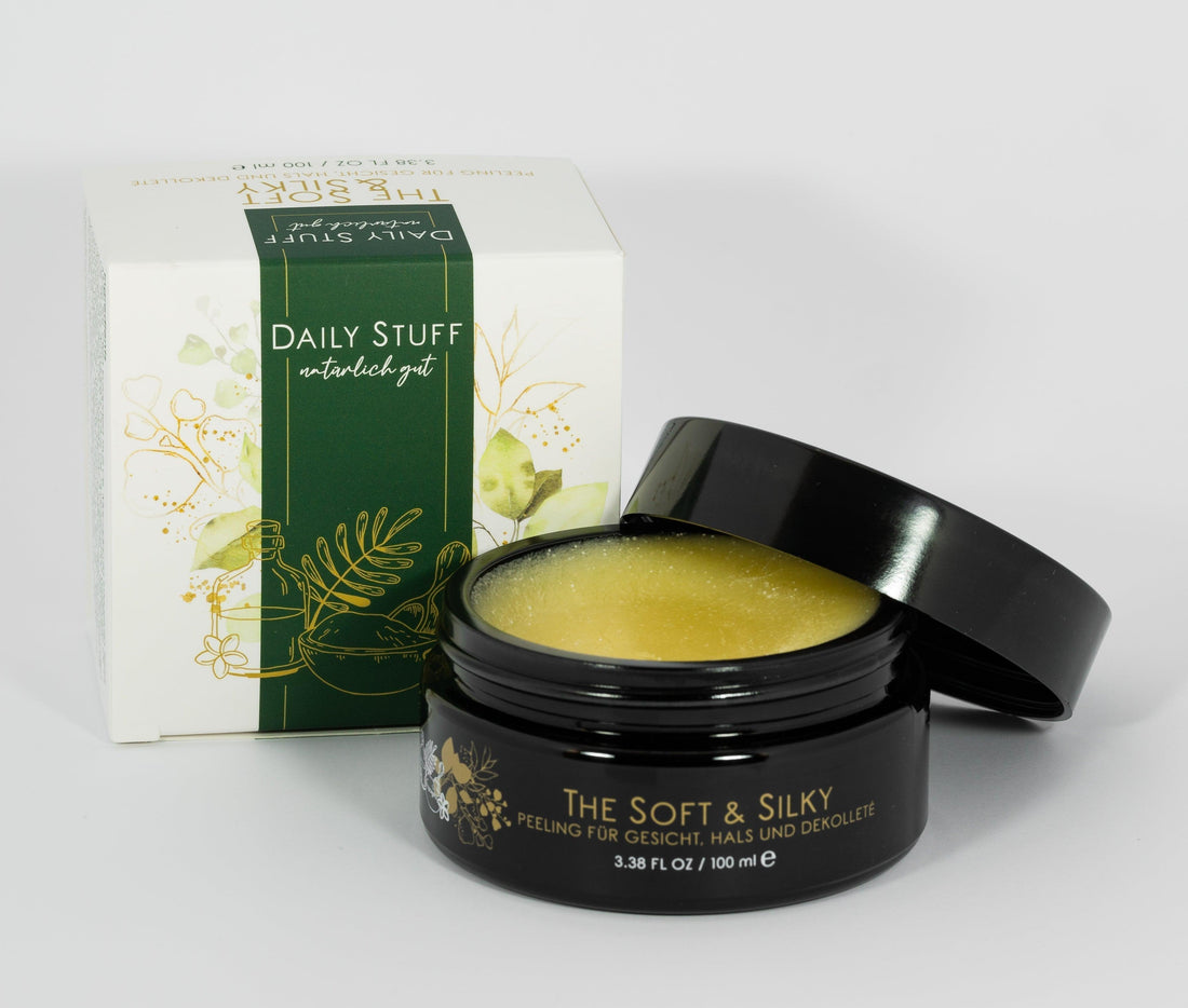 Erlebe samtweiche Haut mit unserem Peeling "The Soft & Silky" - Daily Stuff
