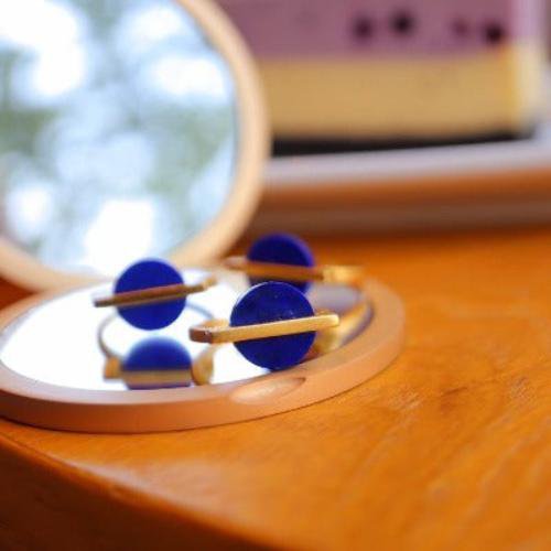 Minimalistischer Lapis-Lazuli-Ring aus Gold Vermeil – Stil trifft auf Symbolkraft