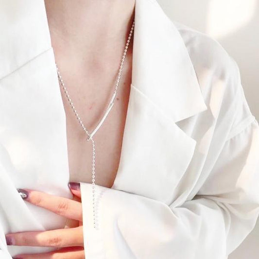 Minimalistische lange Kugelkette - Daily Stuff