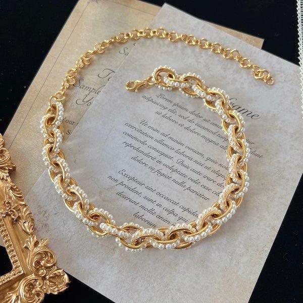 Vintage inspirierte Perlenkette - Daily Stuff