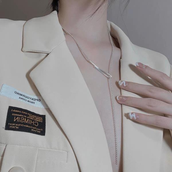 Minimalistische lange Kugelkette - Daily Stuff