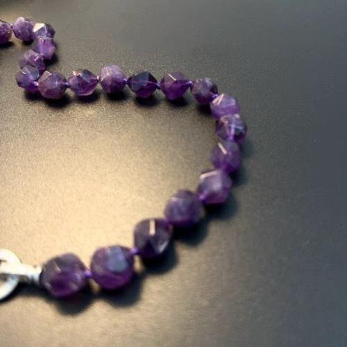Amethyst Statement Halskette Choker – Power trifft Eleganz