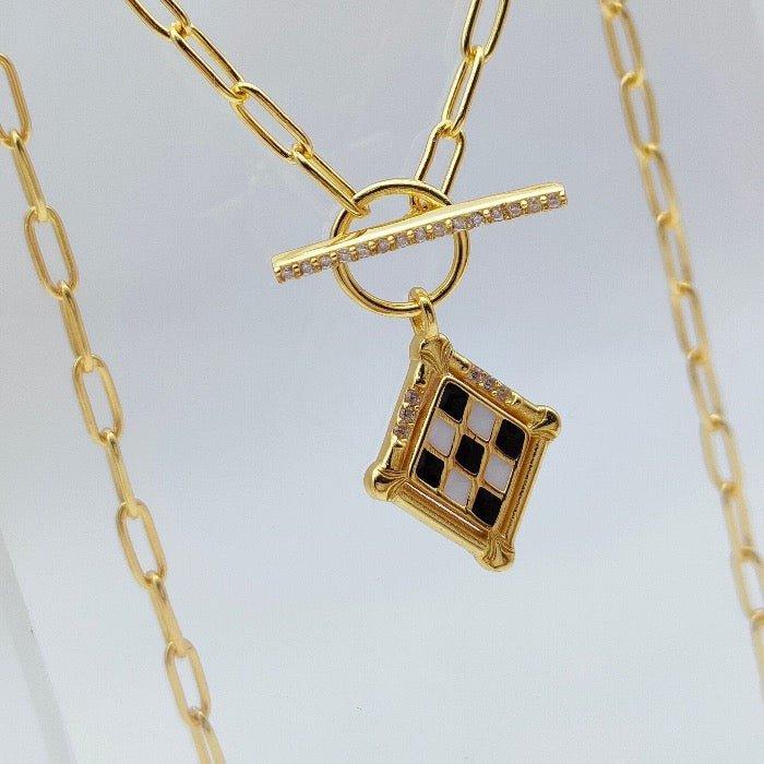 Modern Gallery – Halskette mit Karomuster im Vintage-Stil - Daily Stuff
