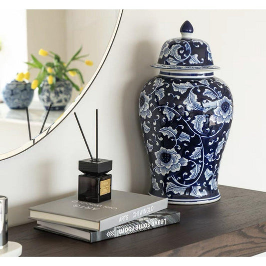 Porzellanvase - Blau Weiß - Groß - Daily Stuff