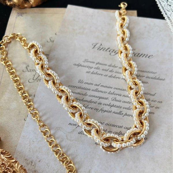 Vintage inspirierte Perlenkette - Daily Stuff