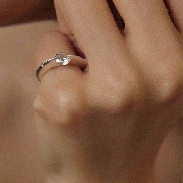 Drehbarer Funkelnder Sternring – Gold oder Silber, Magisch & Verspielt