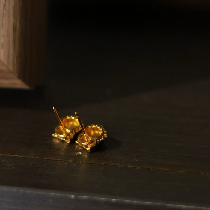 Lapis Owl Ohrstecker – Echte Edelsteine, verspielter Charme