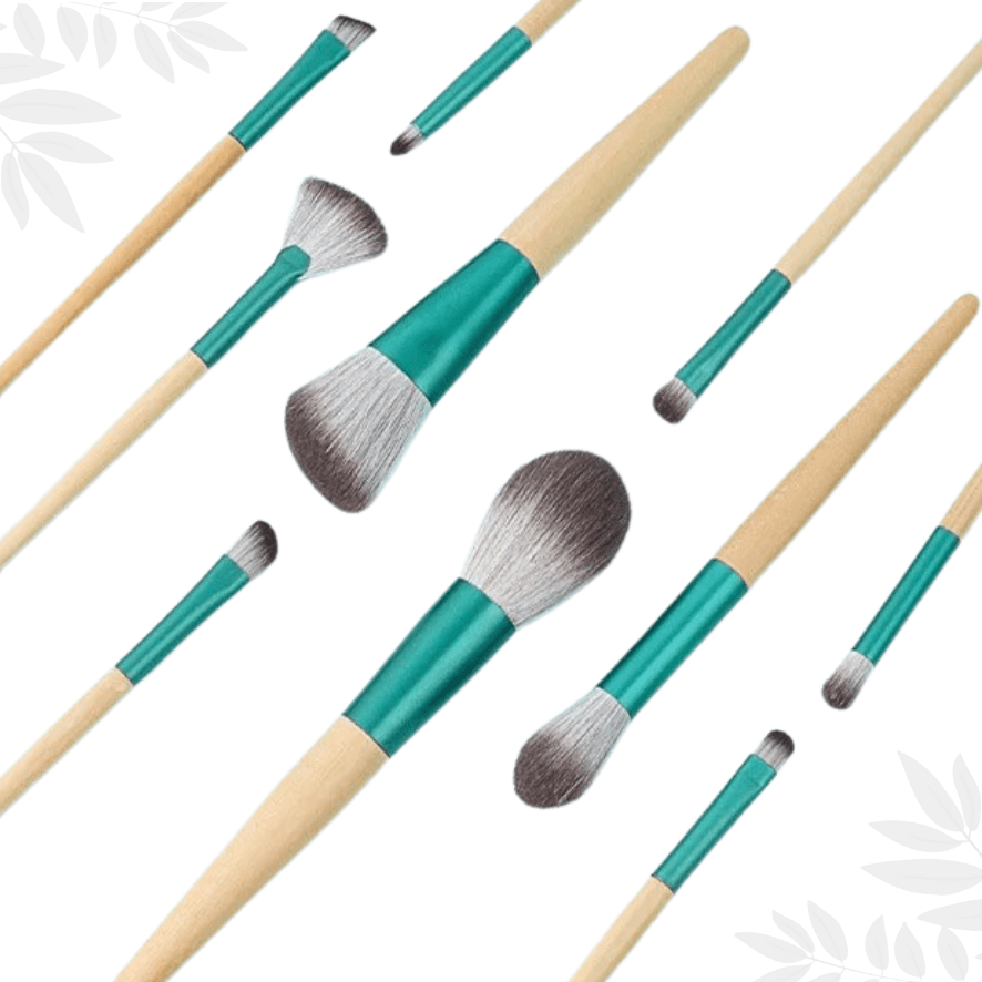 Make-up-Pinsel-Set mit Tasche – 10 Stück - Daily Stuff