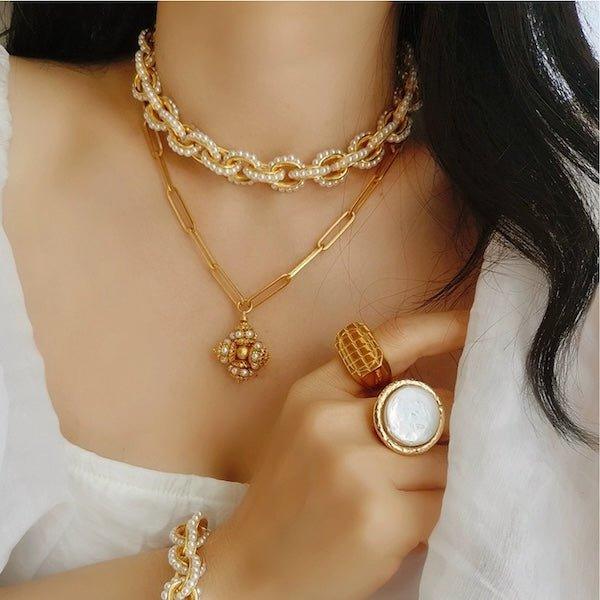 Vintage inspirierte Perlenkette - Daily Stuff