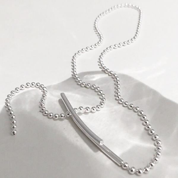 Minimalistische lange Kugelkette - Daily Stuff